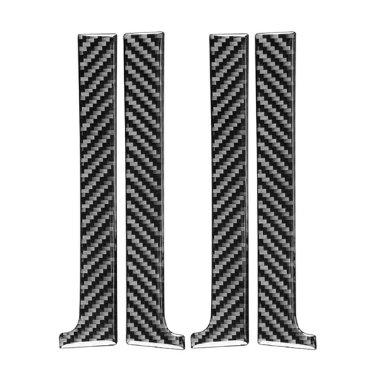 4 PCS / Set Carbon Fiber Car Inner Handle Decorative Sticker for Toyota Tundra 2014-2018, Left Right Driving Universal, Inner Handle