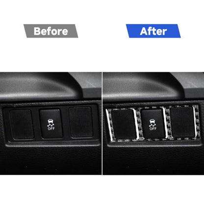 Carbon Fiber Car Mode Switch Decorative Sticker for Toyota Tundra 2014-2018, Left Right Driving Universal, Mode Switch