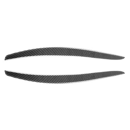 2 PCS / Set Carbon Fiber Car Lamp Eyebrow Decorative Sticker for BMW E92 / E93 2006-2012, Drop Glue Version, For BMW E92 / E93 2006-2012