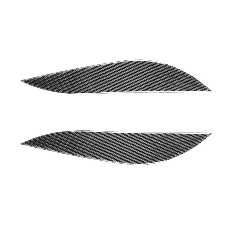 2 PCS / Set Carbon Fiber Car Lamp Eyebrow Decorative Sticker for Honda Civic 2001-2003, Drop Glue Version, For Honda Civic 2001-2003