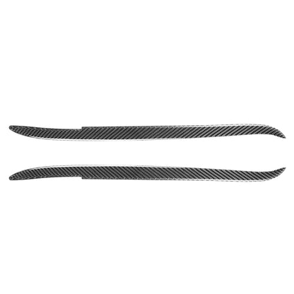 2 PCS / Set Carbon Fiber Car Lamp Eyebrow Decorative Sticker for BMW E39 1997-2003, Drop Glue Version, For BMW E39 1997-2003