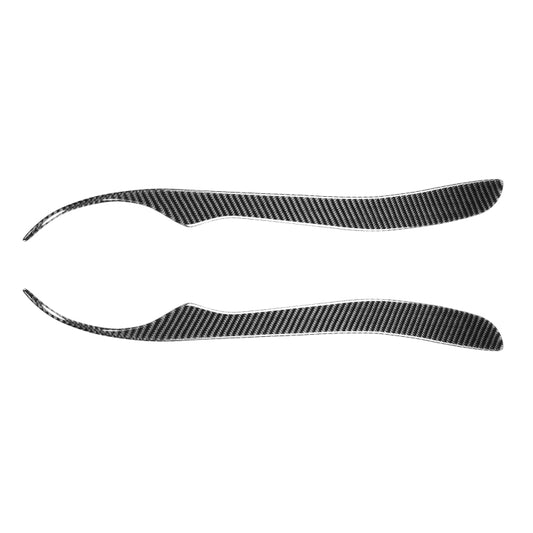 2 PCS / Set Carbon Fiber Car Lamp Eyebrow Decorative Sticker for Lexus IS200 1998-2005, Drop Glue Version, For Lexus IS200 1998-2005
