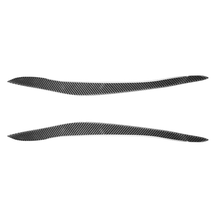 2 PCS / Set Carbon Fiber Car Lamp Eyebrow Decorative Sticker for BMW X5/E70 2010-2012, Drop Glue Version, For BMW X5/E70 2010-2012