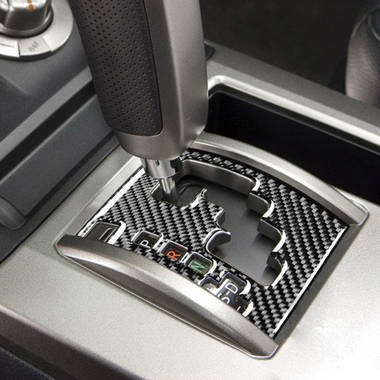 Carbon Fiber Car Gear Panel Decorative Sticker for Toyota 4Runner 2010-2020, Suitable for Left Driving, Gear Panel