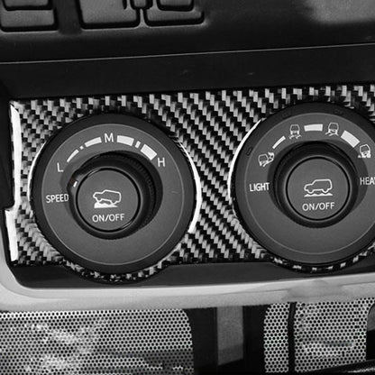 Carbon Fiber Car Four-wheel Drive Switch Panel Decorative Sticker for Toyota 4Runner 2010-2020, Four-wheel Drive Switch Panel