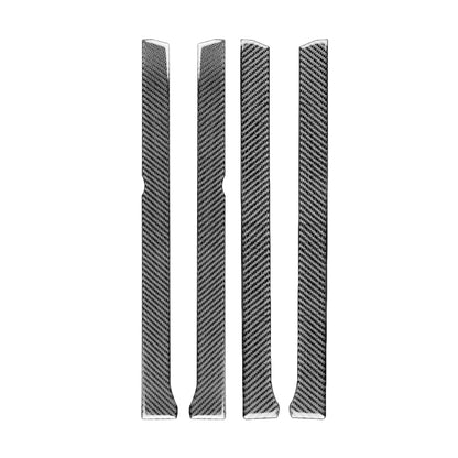 4 PCS / Set Carbon Fiber Car Window Inside Decorative Sticker for Toyota 4Runner 2010-2020, Window Inside
