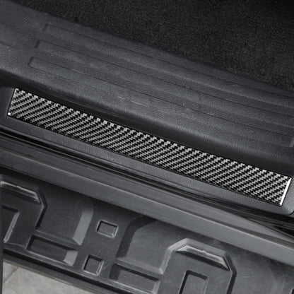 4 PCS / Set Carbon Fiber Car Outer Threshold Decorative Sticker for Toyota 4Runner 2010-2020, Outer Threshold
