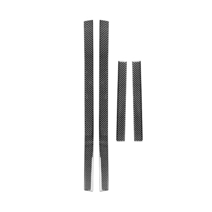 4 PCS / Set Carbon Fiber Car Outer Threshold Decorative Sticker for Toyota 4Runner 2010-2020, Outer Threshold