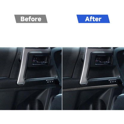 4 PCS / Set Carbon Fiber Car Door Inside Trim Decorative Sticker for Toyota 4Runner 2010-2020, Door Inside Trim