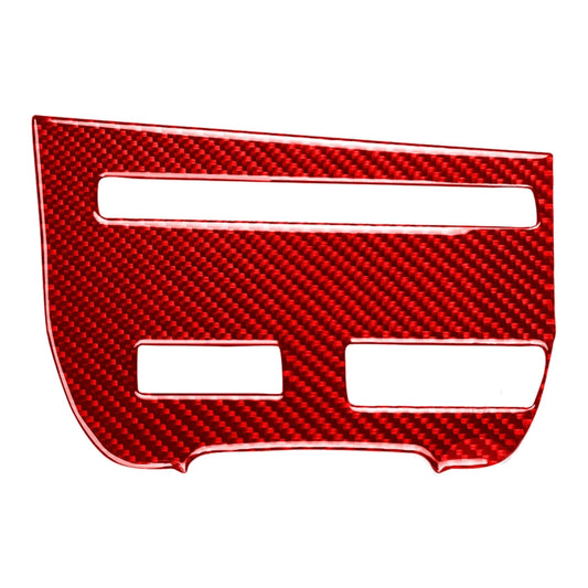 Carbon Fiber Car CD Player Console B Version Decorative Sticker for Nissan GTR R35 2008-2016, Left Driving, CD Player Console B Version