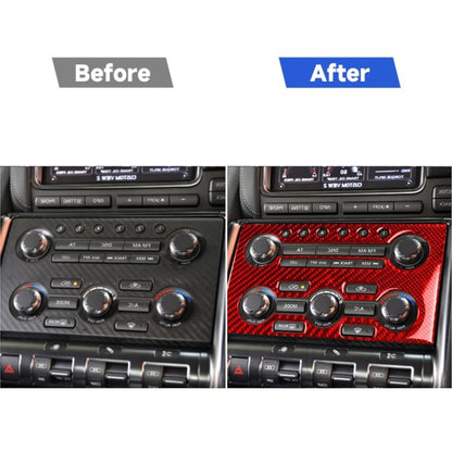 Carbon Fiber Car Instrument Control Panel Decorative Sticker for Nissan GTR R35 2008-2016, Right Driving, Instrument Control Panel , Right Driving