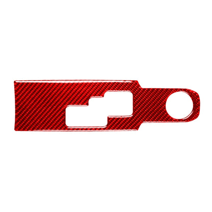 Carbon Fiber Car Gear Shift Panel Decorative Sticker for Nissan GTR R35 2008-2016, Left and Right Driving Universal, Gear Shift Panel