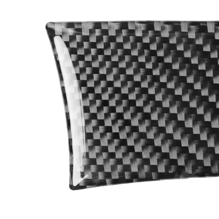 Carbon Fiber Car Steering Wheel Left Right Side Decorative Sticker for Dodge Challenger 2015 to Now, Left Driving, Steering Wheel Left Right Side