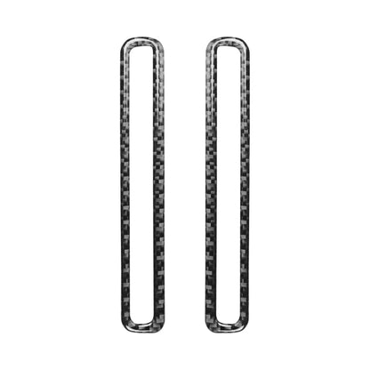 Carbon Fiber Car Door Air Outlet Decorative Sticker for Dodge Challenger 2015 to Now, Left Driving, Door Air Outlet