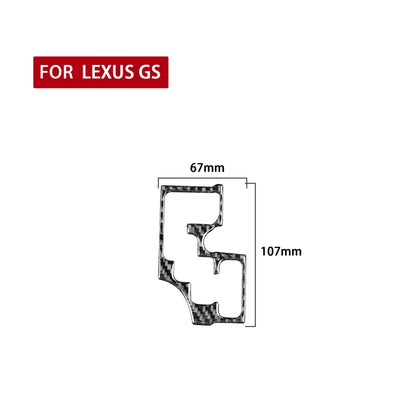 Carbon Fiber Car Gear Panel Inner Frame A Version Decorative Sticker for Lexus GS 2006-2011,Right Drive, Gear Panel Inner Frame A Version,Right Drive