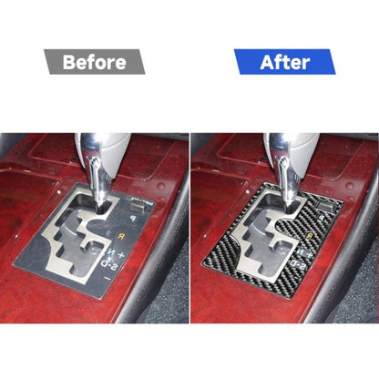 Carbon Fiber Car Gear Panel Outside Frame A Version Decorative Sticker for Lexus GS 2006-2011,Right Drive, Gear Panel Outside Frame A Version,Right Drive