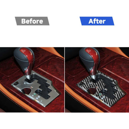 Carbon Fiber Car Gear Panel B Version Decorative Sticker for Lexus GS 2006-2011,Left Drive, Gear Panel B Version,Left Drive