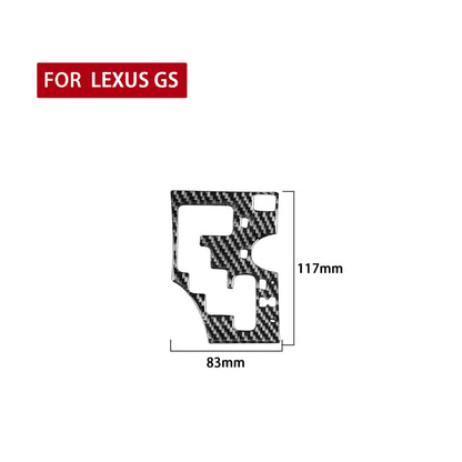 Carbon Fiber Car Gear Panel B Version Decorative Sticker for Lexus GS 2006-2011,Right Drive, Gear Panel B Version ,Right Drive