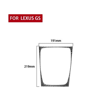 Carbon Fiber Car Air Conditioning Panel Decorative Sticker for Lexus GS 2006-2011,Left and Right Drive Universal, Air Conditioning Panel