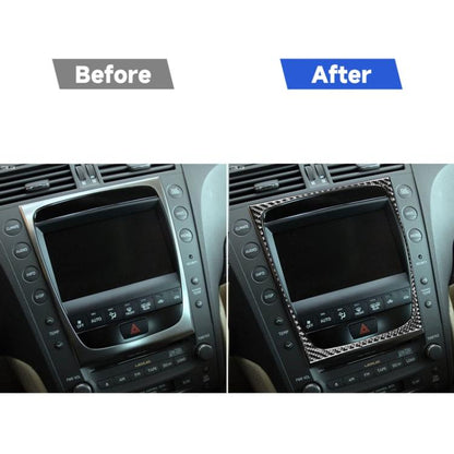 Carbon Fiber Car Air Conditioning Panel Decorative Sticker for Lexus GS 2006-2011,Left and Right Drive Universal, Air Conditioning Panel