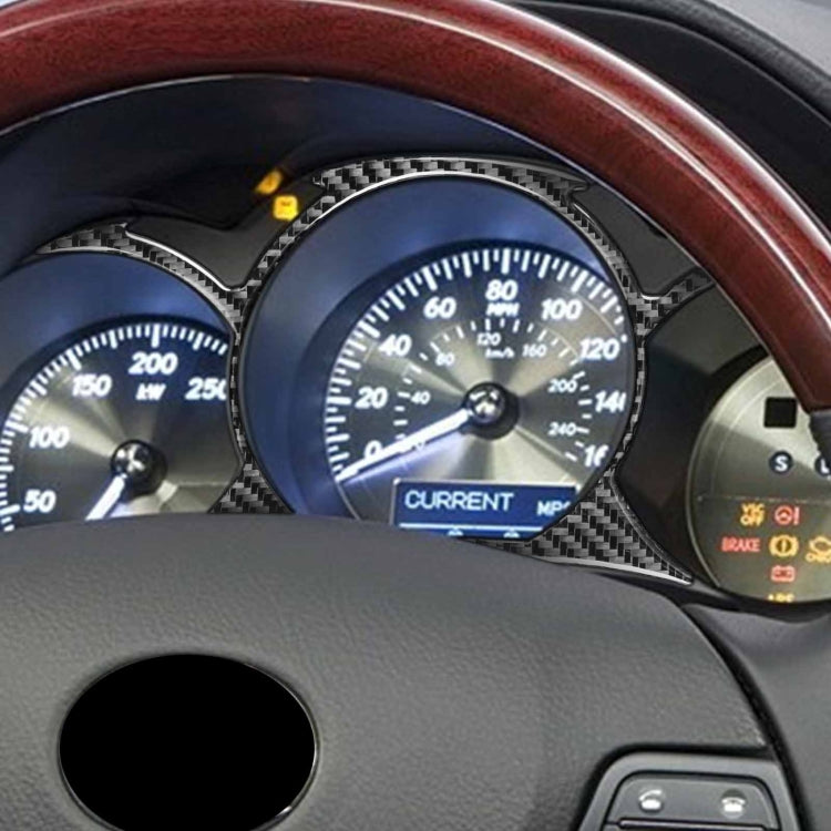 Carbon Fiber Car Dashboard Trim Decorative Sticker for Lexus GS 2006-2011,Left and Right Drive Universal, Dashboard Trim