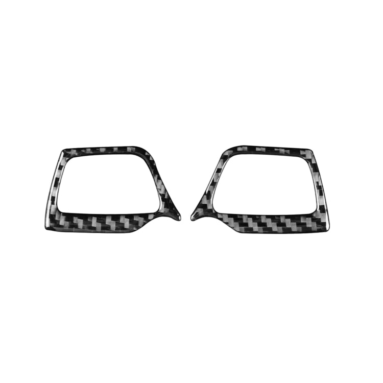 2 PCS / Set Carbon Fiber Car Steering Wheel Button A Version Decorative Sticker for Lexus GS 2006-2011,Left and Right Drive Universal, Steering Wheel Button A Version