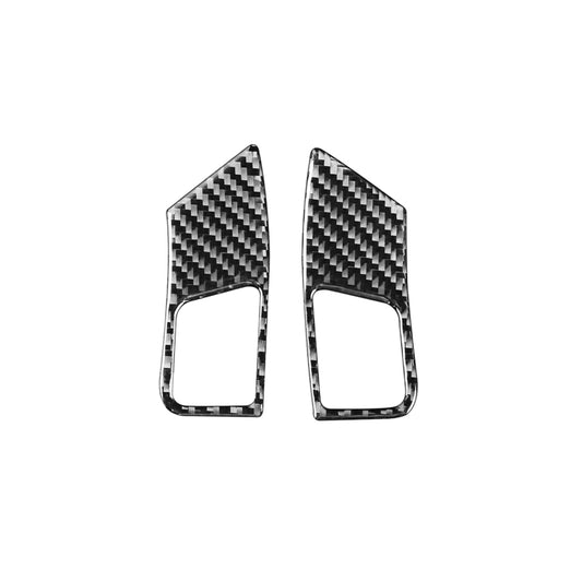 2 PCS / Set Carbon Fiber Car Steering Wheel Button B Version Decorative Sticker for Lexus GS 2006-2011,Left and Right Drive Universal, Steering Wheel Button B Version