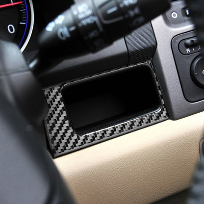 2 PCS / Set Carbon Fiber Car Central Control Card Box Panel Decorative Sticker for Honda CRV 2007-2011, Right Drive, Central Control Card Box ,Right Drive