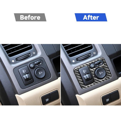 Carbon Fiber Car Rearview Mirror Adjustment Switch Frame Decorative Sticker for Honda CRV 2007-2011,Left Drive, Rearview Mirror Adjustment Switch Frame,Left Drive