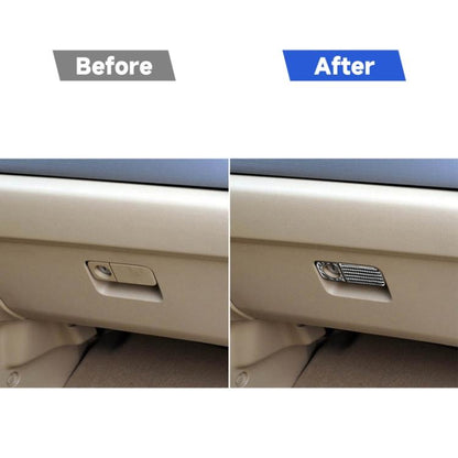 2 PCS / Set Carbon Fiber Car Glove Box Opening Frame Decorative Sticker for Honda CRV 2007-2011,Left Drive, Glove Box Opening Frame,Left Drive