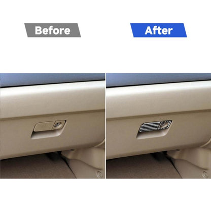 2 PCS / Set Carbon Fiber Car Glove Box Opening Frame Decorative Sticker for Honda CRV 2007-2011,Right Drive, Glove Box Opening Frame,Right Drive