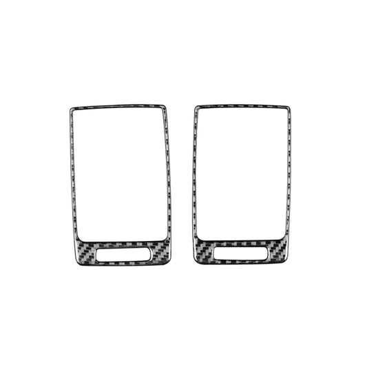 2 PCS / Set Carbon Fiber Car Side Air Outlet Frame Decorative Sticker for Honda CRV 2007-2011,Left and Right Drive Universal, Side Air Outlet Frame