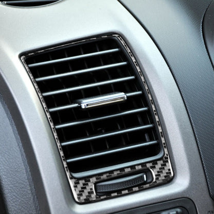 2 PCS / Set Carbon Fiber Car Side Air Outlet Frame Decorative Sticker for Honda CRV 2007-2011,Left and Right Drive Universal, Side Air Outlet Frame