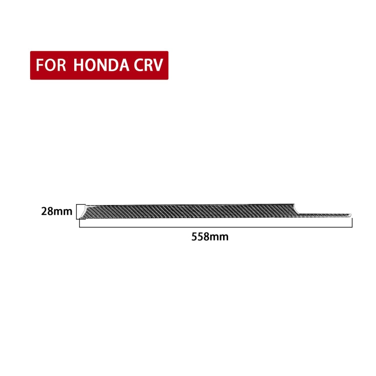 Carbon Fiber Car Co-pilot Center Control Trim Decorative Sticker for Honda CRV 2007-2011,Left Drive, Co-pilot Center Control Trim,Left Drive