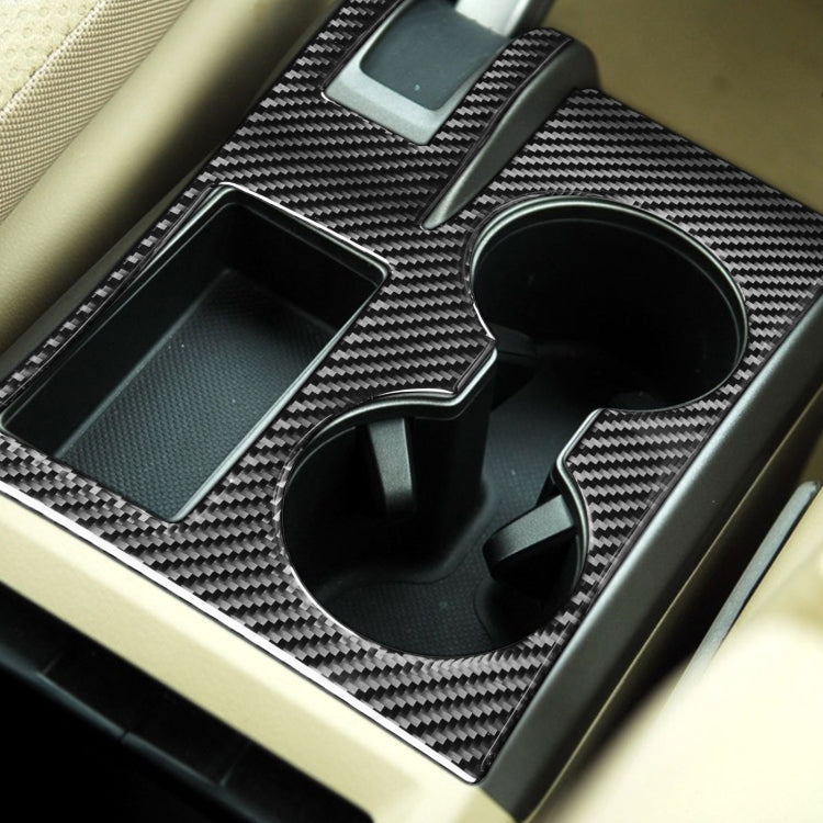 Carbon Fiber Car Cup Holder Panel Decorative Sticker for Honda CRV 2007-2011,Left Drive, Cup Holder Panel,Left Drive