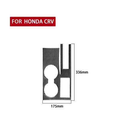 Carbon Fiber Car Cup Holder Panel Decorative Sticker for Honda CRV 2007-2011,Right Drive, Cup Holder Panel,Right Drive
