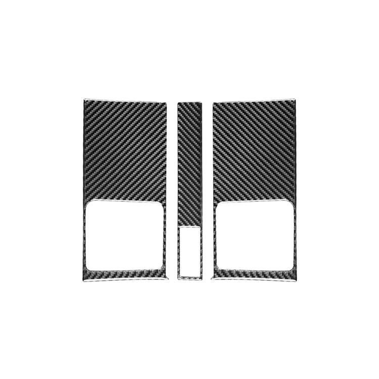 3 PCS / Set Carbon Fiber Car Central Control Air Outlet Panel Decorative Sticker for Honda CRV 2007-2011,Left and Right Drive Universal, Central Control Air Outlet Panel