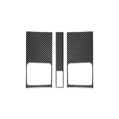 3 PCS / Set Carbon Fiber Car Central Control Air Outlet Panel Decorative Sticker for Honda CRV 2007-2011,Left and Right Drive Universal, Central Control Air Outlet Panel