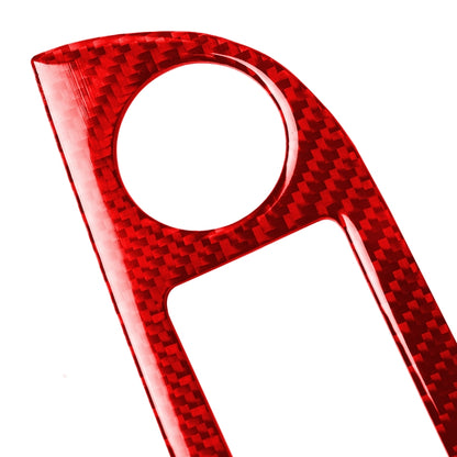 4 PCS / Set Carbon Fiber Car Window Button Panel Decorative Sticker for Alfa Romeo Giulia 2017-2019,Left Drive, Window Button Panel,Left Drive