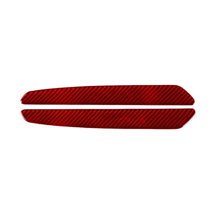 2 PCS / Set Carbon Fiber Car Welcome Pedal Decorative Sticker for Alfa Romeo Giulia 2017-2019,Left and Right Drive Universal, Welcome Pedal