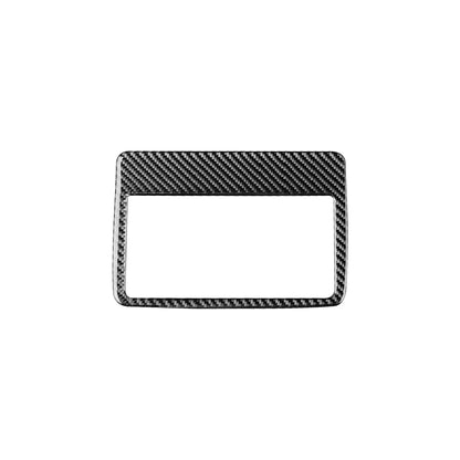 Carbon Fiber Car Navigation Frame Decorative Sticker for Audi Q3 2013-2018,Left and Right Drive Universal, Navigation Frame