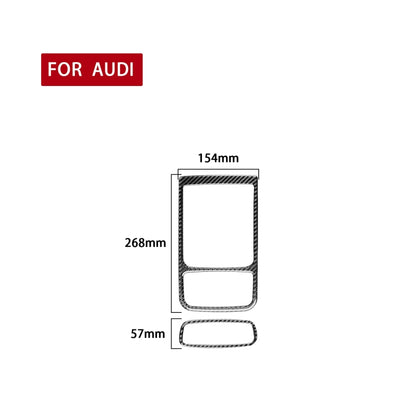 2 PCS / Set Carbon Fiber Car Reading Lamp Frame Decorative Sticker for Audi Q3 2013-2018,Left and Right Drive Universal, Reading Lamp Frame