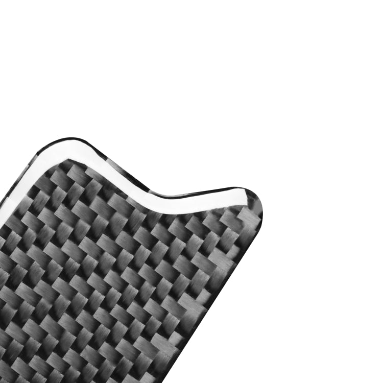 4 PCS / Set Carbon Fiber Car Inner Door Bowl Decorative Sticker for Audi Q3 2013-2018,Left and Right Drive Universal, Inner Door Bowl