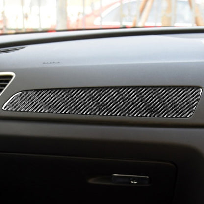 Carbon Fiber Car Co-pilot Trim Decorative Sticker for Audi Q3 2013-2018,Right Drive, Co-pilot Trim ,Right Drive