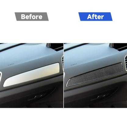 Carbon Fiber Car Co-pilot Trim Decorative Sticker for Audi Q3 2013-2018,Right Drive, Co-pilot Trim ,Right Drive