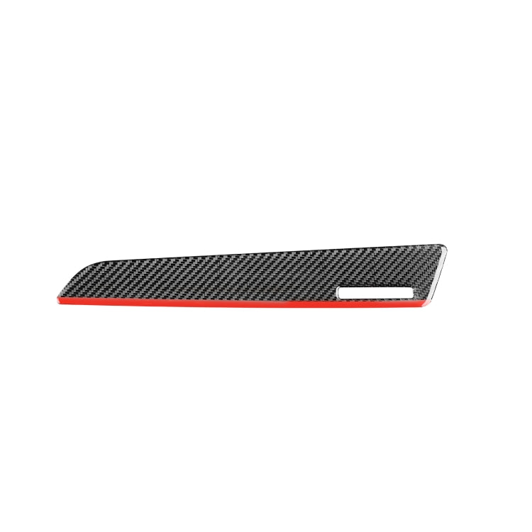 Carbon Fiber Car Co-pilot Trim Red Edge with Hole Decorative Sticker for Audi Q3 2013-2018,Right Drive, Co-pilot Trim Red Edge with Hole,Right Drive