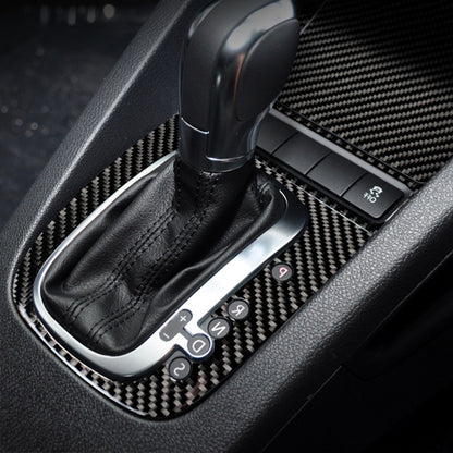 Carbon Fiber Car Gear B Decorative Sticker for Volkswagen Golf 6 2008-2012, Right Driving, Gear B, Right Driving