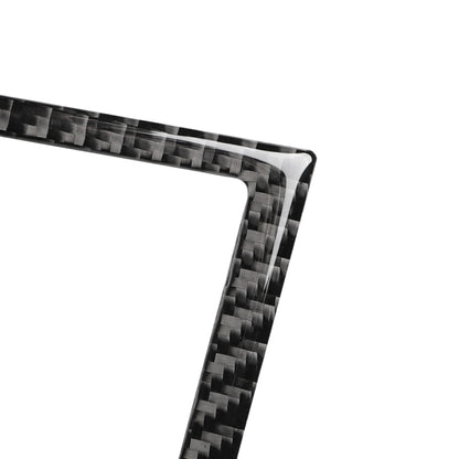 Carbon Fiber Car Ashtray Frame Decorative Sticker for Volkswagen Golf 6 2008-2012, Ashtray Frame