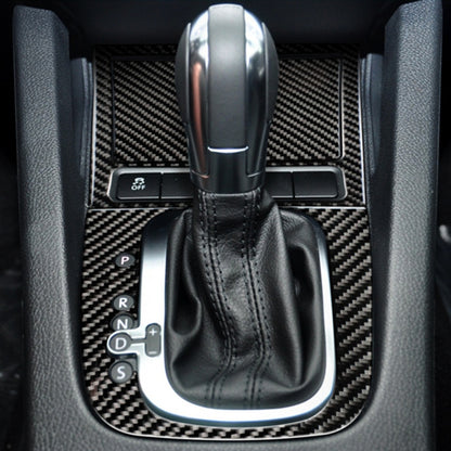 Carbon Fiber Car Ashtray Frame Decorative Sticker for Volkswagen Golf 6 2008-2012, Ashtray Frame