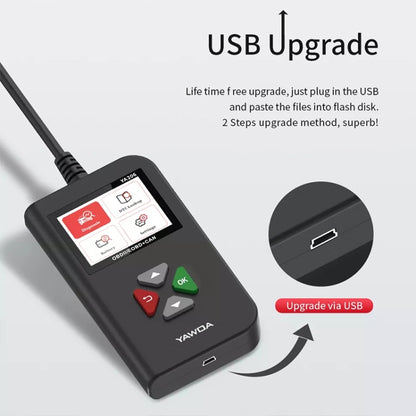 YA206 Car Code Reader OBD2 Fault Detector Diagnostic Tool, YA206